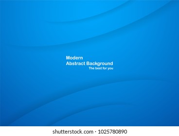 Blue abstract background with copy space for text. Modern template design for cover, presentation, web banner and magazine.
