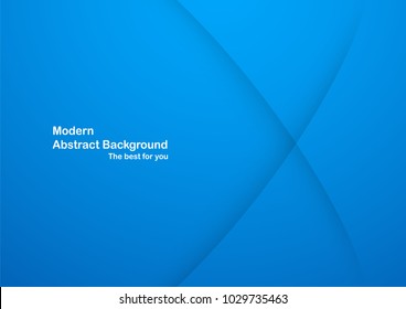 Blue abstract background with copy space for text. Modern template design for cover, web banner, screen and magazine.