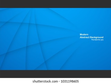 Blue abstract background with copy space for text. Modern template design for cover, web banner, screen and magazine.