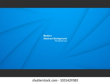 Blue abstract background with copy space for text. Modern template design for cover, web banner, screen and magazine.
