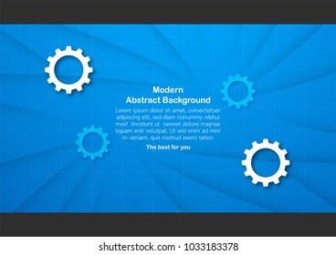 Blue abstract background with copy space for text. Modern template design for cover, web banner, screen and magazine.
