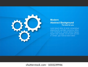 Blue abstract background with copy space for text. Modern template design for cover, web banner, screen and magazine.