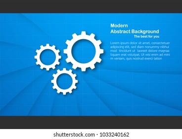 Blue abstract background with copy space for text. Modern template design for cover, web banner, screen and magazine.