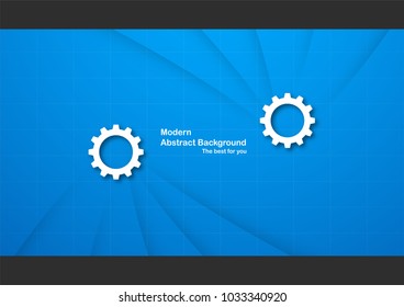 Blue abstract background with copy space for text. Modern template design for cover, web banner, screen and magazine.