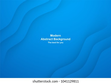 Blue abstract background with copy space for text. Modern template design for cover, web banner, screen and magazine.