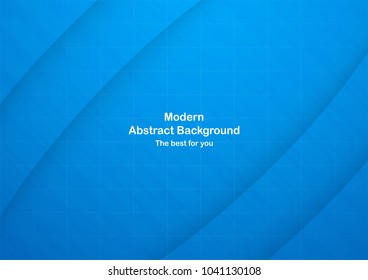 Blue abstract background with copy space for text. Modern template design for cover, web banner, screen and magazine.