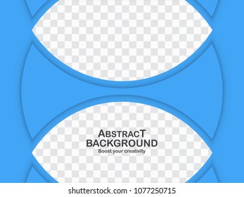 Blue abstract background with copy space for picture. Template design for cover, presentation, web banner.