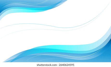 Blue abstract background with copy space for your text. Vector illustration.