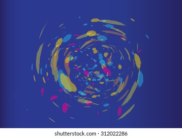 blue Abstract Background, cover design, vector illustration