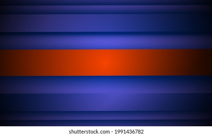Fondo abstracto azul. Cubierta con rayas rectas. La pauta para anuncios, folletos, folletos. Ilustración vectorial. Ventana ciega. Ondas marinas