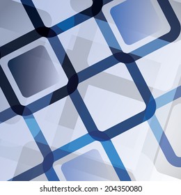 Blue Abstract Background - Creative Design Template in Freely Editable EPS10 Vector Format