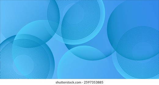 Blue abstract background. Creative illustration for poster, web, landing, page, cover