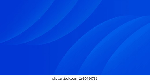 Fondo abstracto azul con Formas de gradiente curvadas. Diseño moderno de moda en Ilustración vectorial