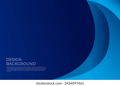 fondo abstracto azul. Curvas y líneas utilizadas para banner, portada, póster, fondo de pantalla, diseño con espacio para texto.