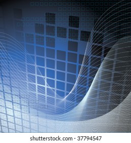 A blue abstract background design