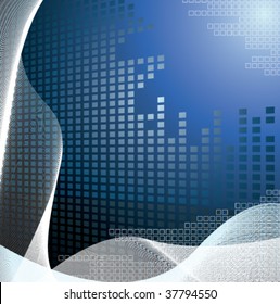 A blue abstract background design