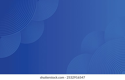 Blue Abstract Background Design Banner Poster For presentation Design Wave shape pattern