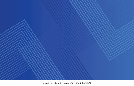 Pôster de banner de design de fundo abstrato azul para a apresentação padrão de forma de onda de design