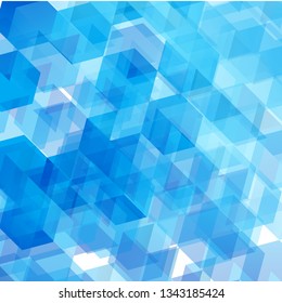 Blue abstract background design. square geometric texture background Can be adapt to Brochure, Annual Report, Magazine, Poster, Corporate Presentation, Portfolio, Flyer, Banner, Web.