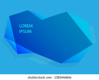 Blue abstract background design. square geometric banner texture background  