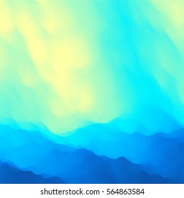 Blue Abstract Background. Design Template. Modern Pattern. Vector Illustration For Your Design. 