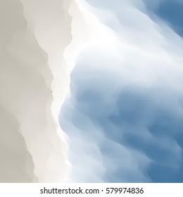 Blue Abstract Background. Design Template. Modern Pattern. Vector Illustration For Your Design. 