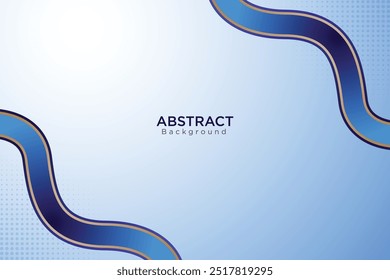 Blue abstract background design or blue and white backdrop art