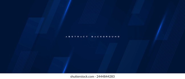 Blue abstract background diagonal dynamic shape decorative design