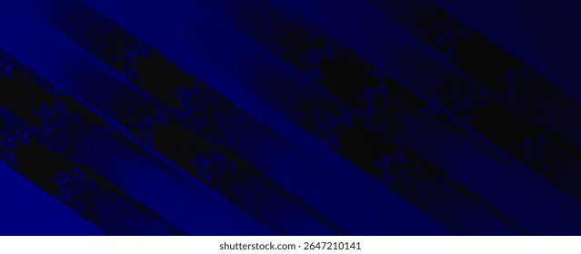 Blue abstract background diagonal geometric shape with halftone. Modern fiber textured vector	
