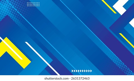 Fondo abstracto azul con flechas digitales que ilustran conceptos de tecnología y datos
