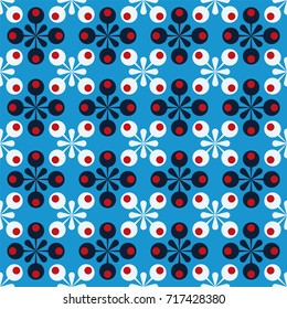 blue abstract background with dots