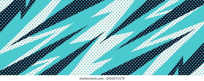 
Blue abstract background with dots pattern, for sports, games themed design, vector illustration banner, poster, flayer