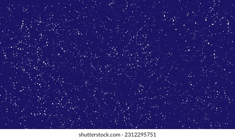 Blue abstract background with dots, starry sky. Vector background