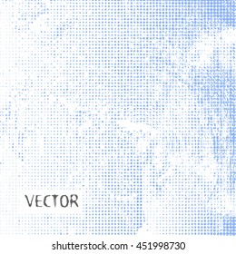 blue abstract background with dots. Vector