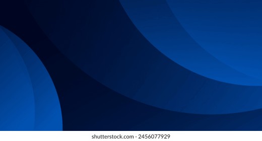 Blue abstract background. Dynamic shape composition.