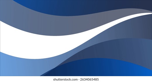 Blue abstract background. Dynamic shape composition.