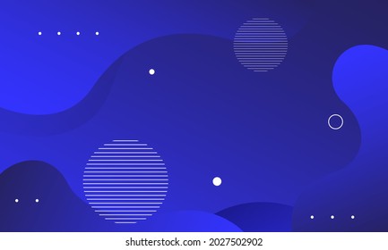 Blue abstract background. Dynamic shapes composition. Eps10 vector