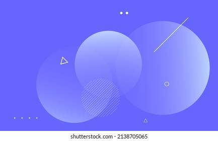 Blue abstract background. Dynamic shapes composition. Eps10 vector