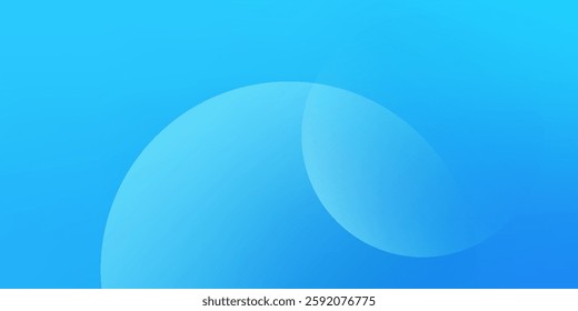 Blue abstract background. Dynamic shapes composition. Vector EPS 10
