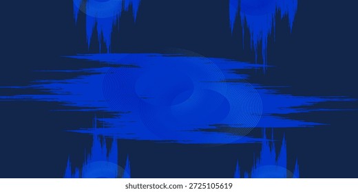 Fondo abstracto azul. Composición de Formas dinámicas. Vector Eps10