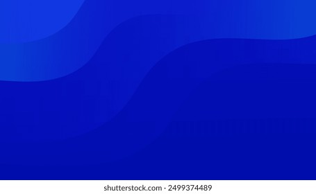 Fondo abstracto azul.  Onda de sonido dinámica. Elemento de diseño. Ilustración vectorial
