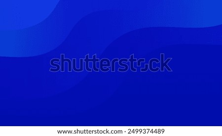 Blue abstract background.  Dynamic sound wave. Design element. Vector illustration
