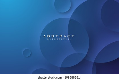 Blue abstract background elegant circle shape 