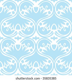 Blue abstract background with elements