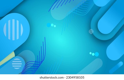 Blue abstract background with embossed effect