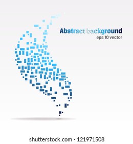 blue abstract background eps 10