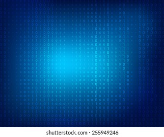 Blue abstract background with faint binary ones and zeros. - Powered by Shutterstock - Get 15% off with code: PIKWIZARD15