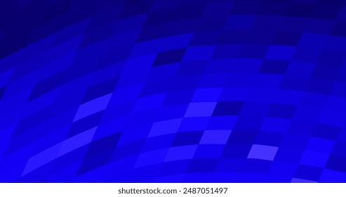 blue abstract background with flowing geometric lines
