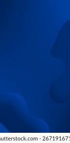 Fondo abstracto azul con malla fluida y diseño de gradiente de Espacio para texto