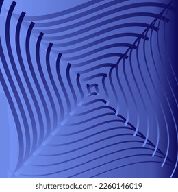 The blue abstract background forms something that can be used as a wall decoration or something else